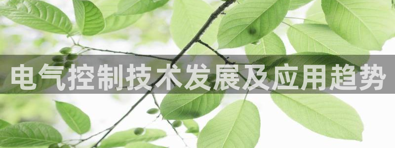 凯发官方手机app：电气控制技术发展及应用趋势